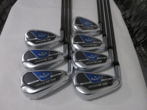 Left-Handed Callaway Big Bertha B21 Iron Set - 5-PW, AW - Senior Graphite - NEW