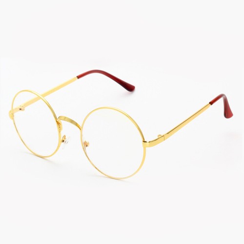 Men Women Metal Round Nearsighted Glasses Fashion Full Frame Myopia Glasses New - Picture 18 of 23