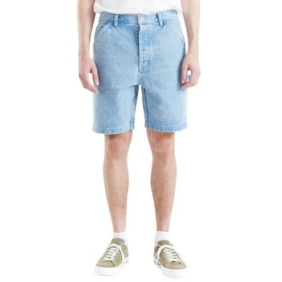 DEUS EX MACHINA BIG FELLA DENIM SHORTS LT STONE