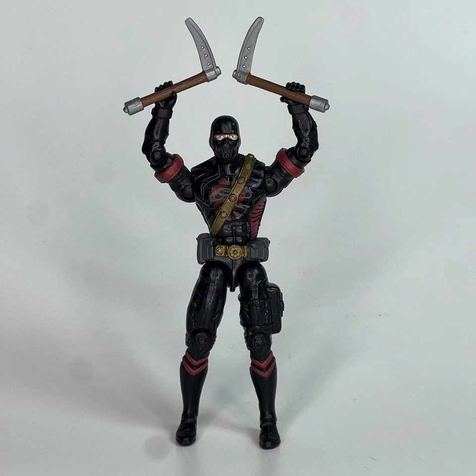 "Figura completa GI Joe Black Dragon Ninja v2 2005 1:18 3-3/4"" a 4"" Cobra" Foto 2 de 4