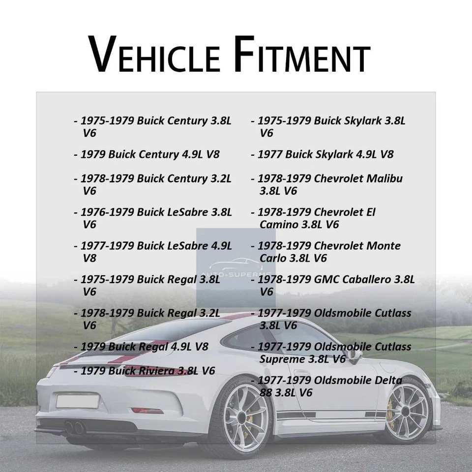Bomba de dirección asistida para Pontiac Grand Safari 1977-1978 6,6 L Foto 2 de 4