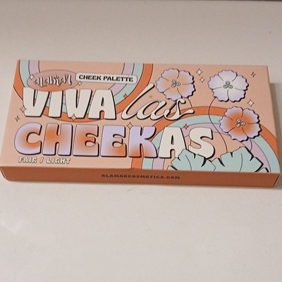 Alamar Viva Las Cheekas Cheek Palette Fair/Light 7.8g Vegan Cruelty-Free