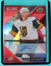 2024-25 Upper Deck Allure Red Rainbow Auto Jonathan Marchessault #81 Nashville