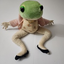 Eden Toys Beatrix Potter Eden Mr. Jeremy Fisher Sitting Frog Plush Vintage 1972