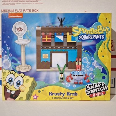 Nickelodeon Spongebob Squarepants Krusty Krab Construction Set 95pcs Snap&Switch