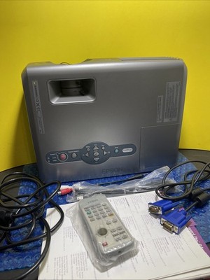 Epson PowerLite EMP-61 LCD Projector 2000 ANSI Lumen W Remote Tested NWOB Bundle