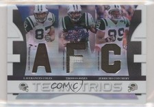 2008 Playoff Absolute Memorabilia 12/25 Jerricho Cotchery Laveranues Coles l8x
