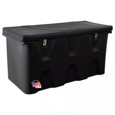 17.25 In. X 19 In. X 44 In. Matte Black Plastic All-purpose Truck Tool Box Chest