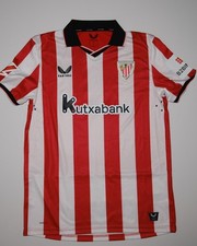 MATCH WORN Athletic Club Bilbao Castore Jersey Red White Yuri #17