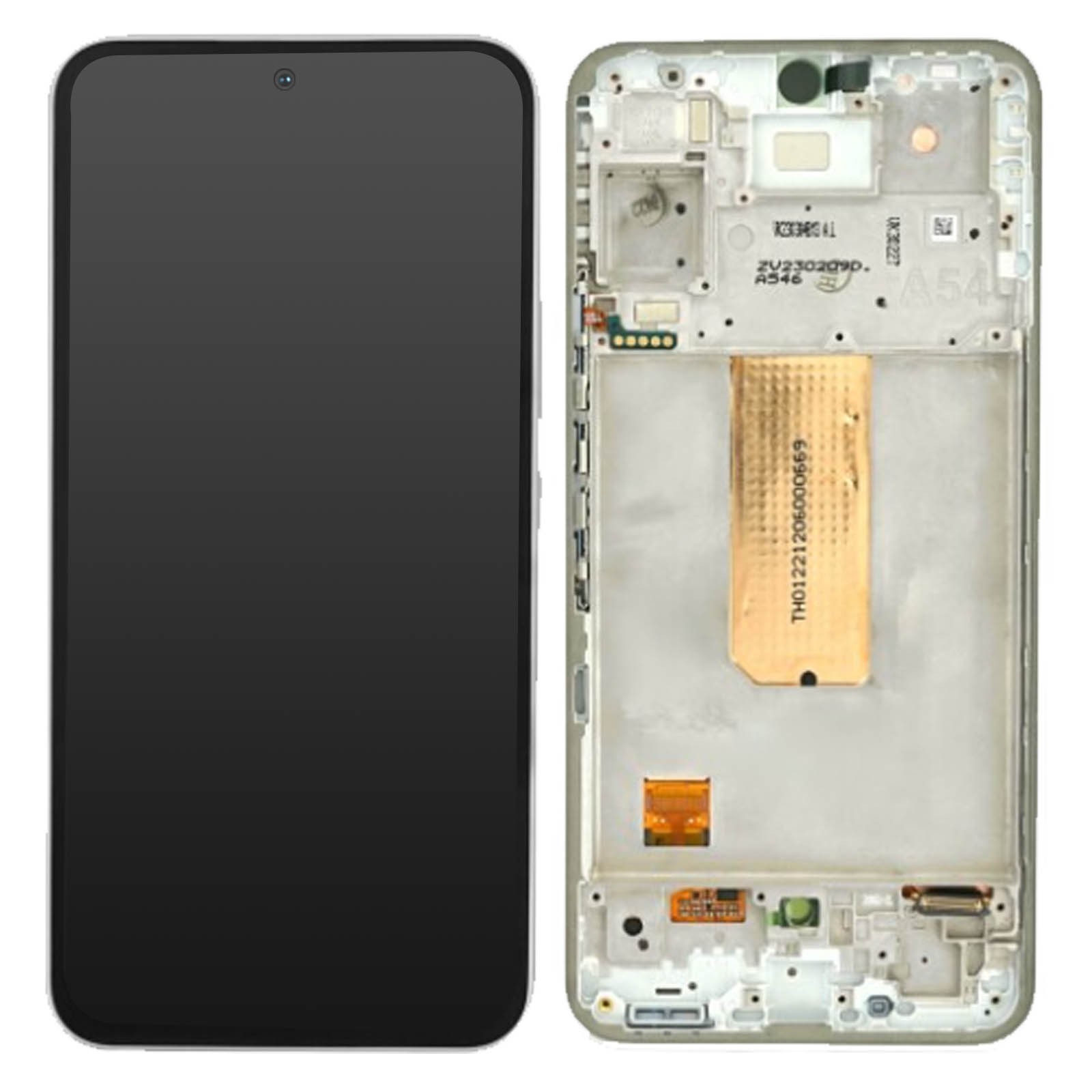 Remplacer l'affichage défectueux du Galaxy A54 5G via ce bloc tactile noir