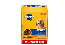 Pedigree Complete Nutrition Adult Dog Food, Roasted Chicken Vegetable Flavor.