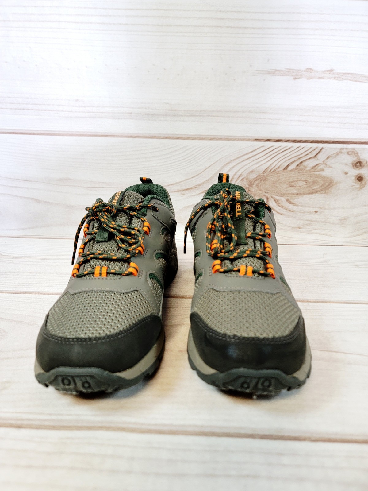 Scarpe da trekking Merrell Oakcreek basse giovanili taglia 7 verde arancione MK264771