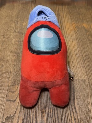 Among Us Red 12'' Plush w/ Blue Hat LICENSED TOIKIDO with tags NEW