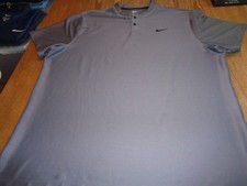 Nike Texture Blade Golf Polo Shirt Mens XXL Lavender Purple Dri-FIT