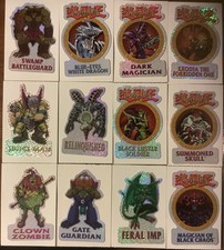 Vintage 1996 Yu-Gi-Oh Series 1 Sandy Lion Holographic Stickers Lot Of 12 Vending