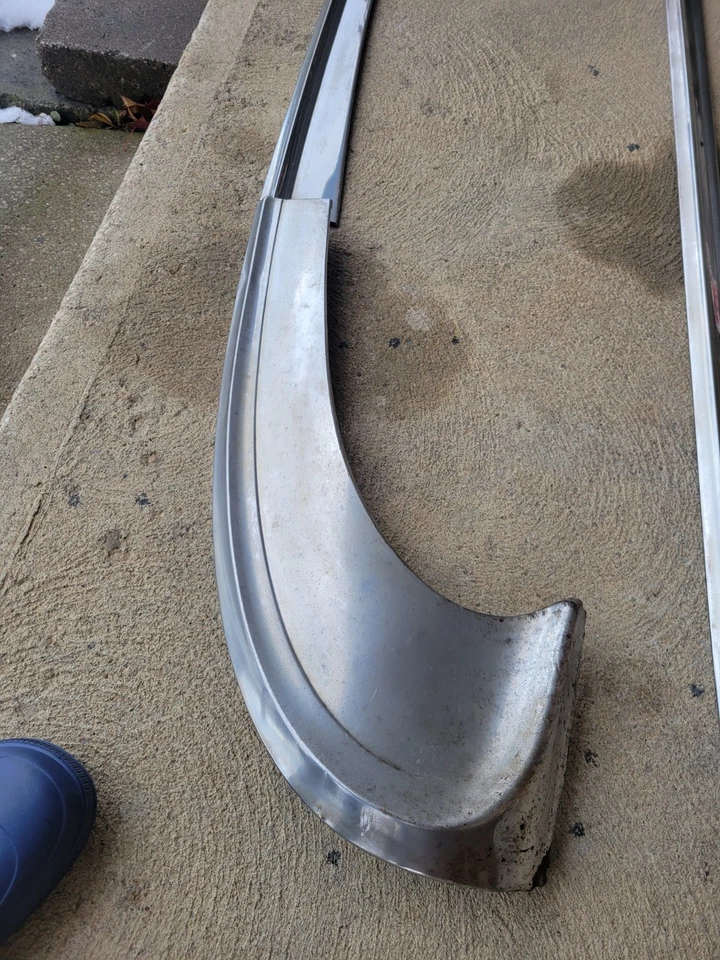 Buick Super Roadmaster 1952 1953 juego de molduras laterales de acero inoxidable 2 puertas. (6 PIEZAS) Foto 2 de 4