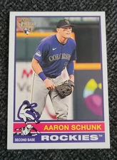 AARON SCHUNK (RC) - 2025 Topps Heritage #90  **NM**  FREE SHIP & RETURN!