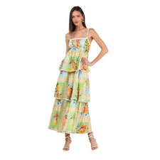 Show Me Your Mumu Peyton Midi Dress Country Bouquet XXL