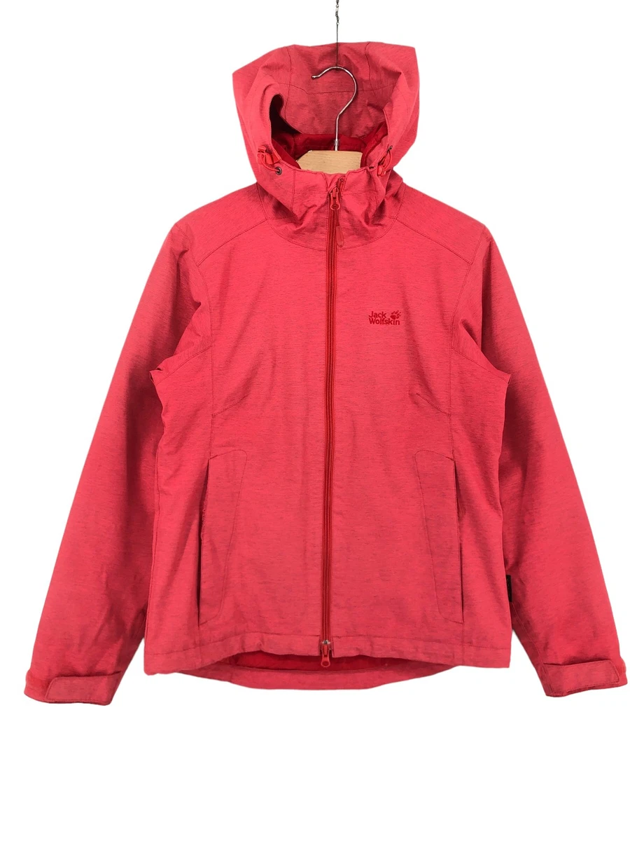 Veste Jack Wolfskin Travel Femme Rouge Taille M, Manches Courtes, Matière Technique