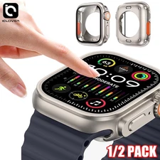 For Apple Watch Series 9 8 7 6 5 4 SE 45 44mm Like Ultra Full Case Screen Cover