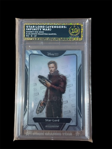 Star Lord GRADED 10 Kakawow Phantom Disney100 Years 47 Marvel TradingCardsSilver