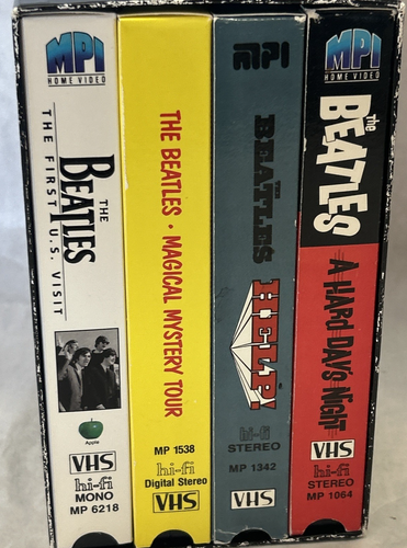 The Beatles Collection – 4 VHS Tapes – AHDN, Help!, MMT, First U.S. Visit - Picture 2 of 8
