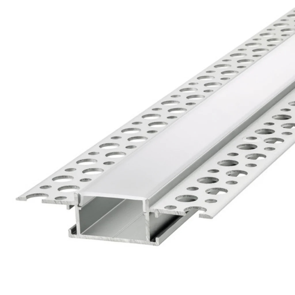 LED Tape Frosted Plaster-In Profile For 28.5mm x 14mm 1m Diffuser Integral