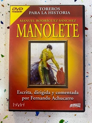 Manolete Manuel Rodriguez Sanchez DVD Toreros Für La Historia Spanish PAL