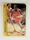 Michael Jordan 1986 FLEER BASKETBALL ROOKIE STICKER #8 RC HOF BULLS