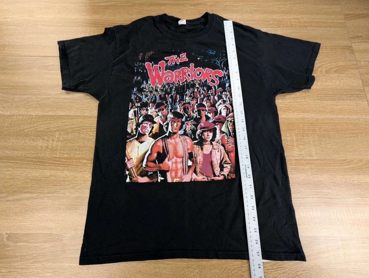 The Warriors Movie '90s Black Shirt L Vintage Collectible Film Promo Merch RARE View 3