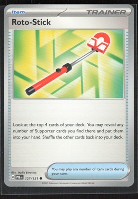2025 Scarlet & Violet Series - Prismatic Evolutions Roto-Stick Common #127