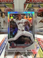 Caden Dana 2025 Bowman Chrome #94 Red Rookie RC Logo Refractor Redemption SP