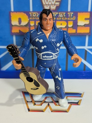 WWF Hasbro Honky Tonk Man w Guitar - WWE LJN Vinta...