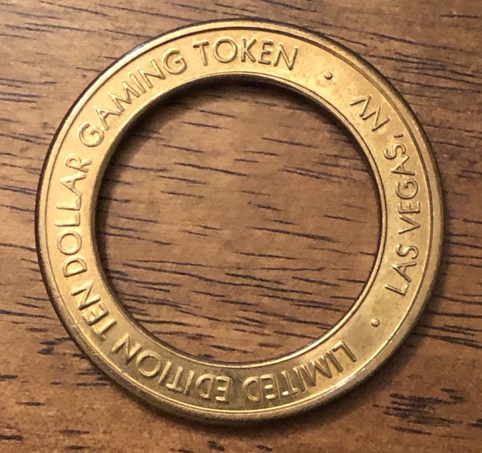 【SV999】ラスベガス【Planet Hollywood】10ドルトークン限定 Limited Edition Ten Dollar Gaming Token Ring Planet Hollywood Las
