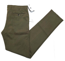 425 $ Nuevo PT TORINO Cotton Blend Casual 5 Pocket Pans Hombres 34x36 Moss Green EU 50