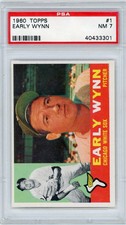 1960 Topps Early Wynn #1 PSA 7