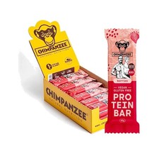 CHIMPANZEE Barre protéinée bio 45G X 20U VEGETARIAN / GLUTEN FREE BERRIES