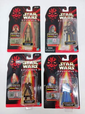 Star Wars Episode 1 Tarpals Adi Gallia Ki-Adi-Mundi Valorum 1999 Sealed Lot of 4