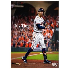 Houston Astros Its Time Baseball Poster