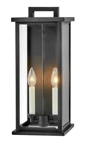 Hinkley Weymouth 18 1/4" High Black Outdoor Wall Light - Picture 3 of 10