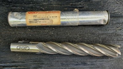 PCT  4 Flute SE HSS E/M 1'' Square End Mill 1'' Shank LOC 6'' R.H. ST-1232