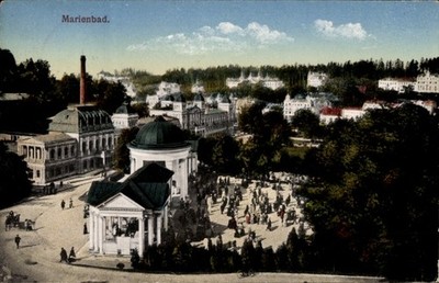 Postcard Mariánské Lázně Mariánské Lázně region Karlovy Vary, crowd,... - 5004300