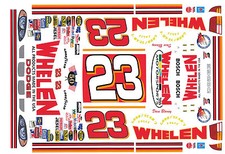 23 Dave Blaney Dodge Whelen Motorsports 1/64th HO Scale Waterslide Decals
