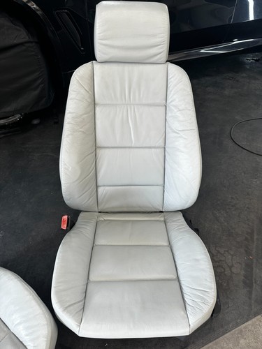 BMW E36 OEM Front Seats White - Picture 2 of 9