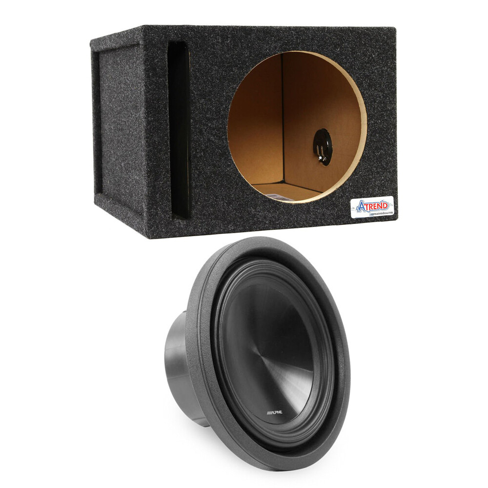 Сабвуфер Alpine SWT-10S2 1000W мощностью 10 Вт с неглубоким креплением Портированный корпус 43890₽