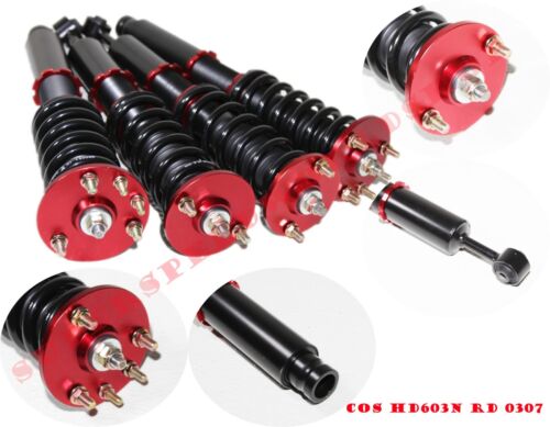  RED Coilover Suspension Lowering Kit fit 2004-2008 Acura TSX Base Sedan 2.4L - Picture 1 of 10