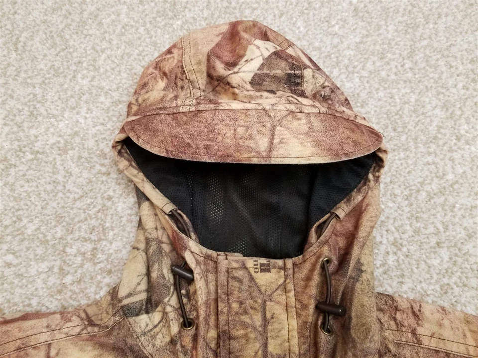 Gamehide Camo Jacket Youth Medium Brown Camoflage Hush Hide Hunting Naked North - Image 3 of 4
