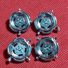 Slotted Mag Wheels 1960 Ford F-100 Pickup 125 Scale Model Car Part Amt