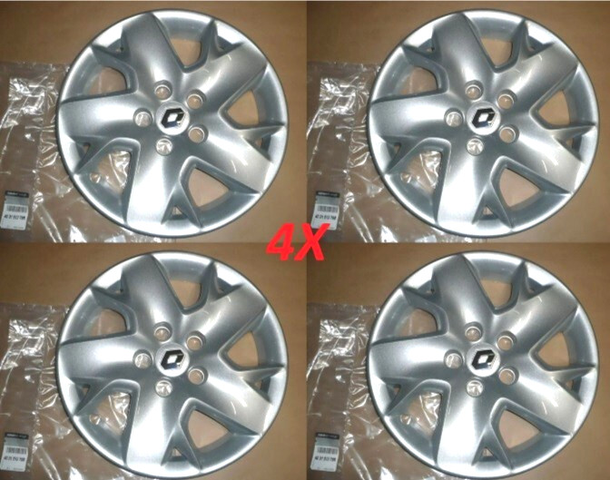 Enjoliveurs 16'' pour Renault Megane III en finition gris argenté premium