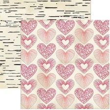 My Story - Heart Strings, DS scrapbook paper - My Mind's Eye MYS103